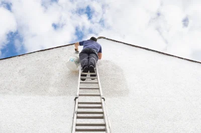Peinture extérieure au Mesnil-sous-Jumièges — façades et ravalement